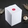 A mortar with a pestle made of stone “marble”, 10 × 8 cm, gray color