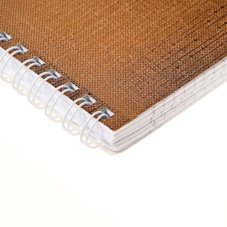 A4 notebook, 96 sheets in a cage on the crest "Gold. Metallic", Bumvinyl cover, OFSET block 65g/m2-2