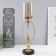 Summary Metal, glass for 1 candle d = 9 cm "Cornelia" 12x12x49.5 cm