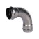 Two-Frame Rommer RSS-0003-000054, VPR-UPR, D = 54 mm, 90 °, press, stainless steel. steel