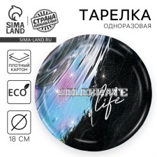 Disposable paper plate 