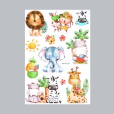 Plastic sticker multi -layer 