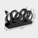 Magistro napkin "Snake", 14 × 4 × 8.5 cm, black color