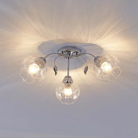 Ceiling lamp 3x40W E27, size 55x55x20 cm-2