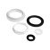 Reinforcement for flush tanks "Ani Plast" WC6050 Economy, with side eyeliner 1/2 ", white button