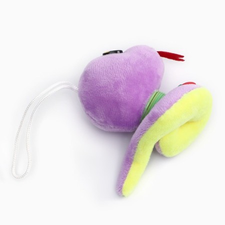 Soft toy "Snake with a spring" on a suspension, 9 cm, color mix-4