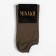 Socks men's shortened minku color khaki, size 42-43 (29 cm)