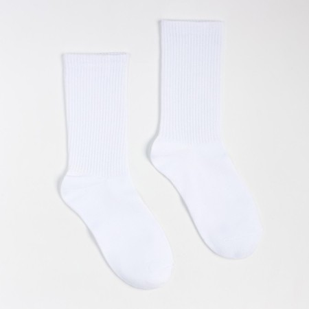 Socks, white color, size 23-25-1