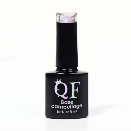 Camouflage base for nails, 3 phase, 8ml, led/uv, lilac color (050)-7