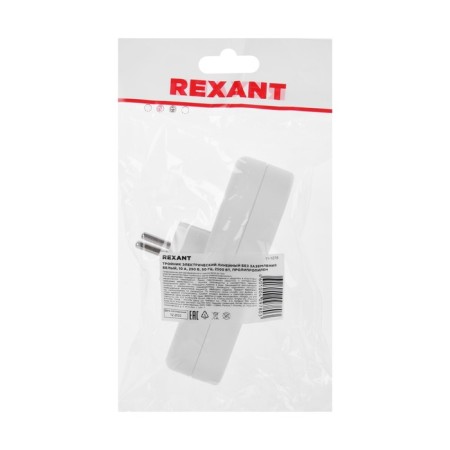 Tip electric rexant, 6-10 a, without salary, linear, white-5