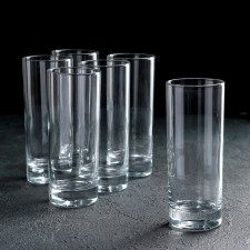 A set of high glass glasses island, 330 ml, 6 pcs