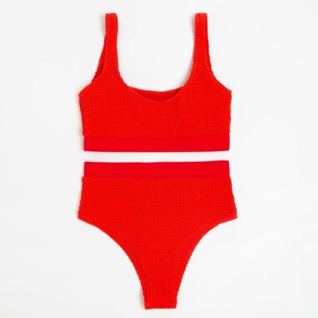 Separate Minaku swimsuit with a top color red, size 44-7