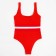Separate Minaku swimsuit with a top color red, size 44