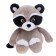 Soft toy "Raccoon Joe", gray color, 25 cm