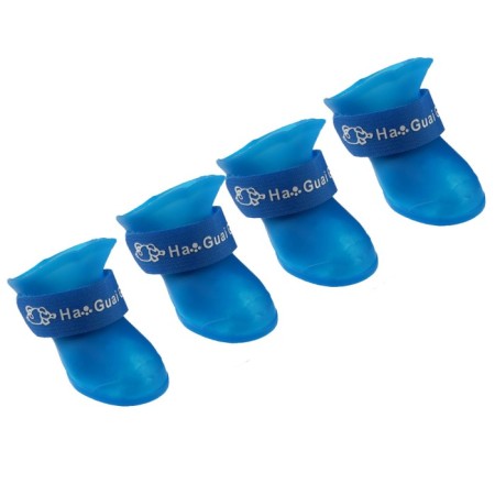 Rubber boots "All-terrain vehicle", set of 4 pcs., R-r S (sole 4 x 3 cm), blue