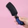Comb massage, rubberized pen, 5 × 21 cm, color mix