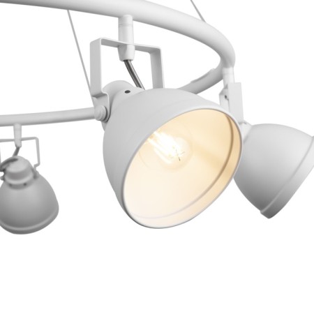 Suspended lamp Freya FR4003PL-08W Roslyn, 850x850x1200 mm, E14, 8x40W, white color-2