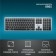 Keadline 890S Gray USB wireless SLIM