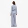 Female set (jacket, trousers) minku: Silk pleasure color gray-blue, rr 46