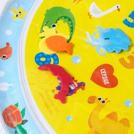 Aquacrix inflatable developing water rug "Development", 65x65 cm.-2