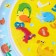 Aquacrix inflatable developing water rug "Development", 65x65 cm.