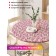 The tablecloth “Many butterflies”, round, oxford, elastic band, size 140x140 cm, diameter 105-120 cm