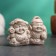 Figure "Daikoku and Ebisa" ivory, 6x3x4cm