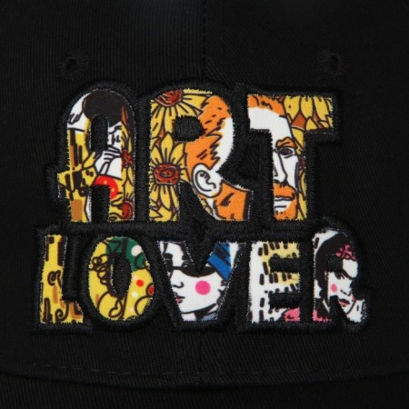Male cap art lover, black color-3