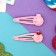Invisibility for hair "Abel" (set 2 pcs) Sweet Donut, 5 cm, pink