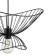 Suspended indigo, 10012/b/1p Black. 1x40W, E27, 450x450x285/1790 mm, black color