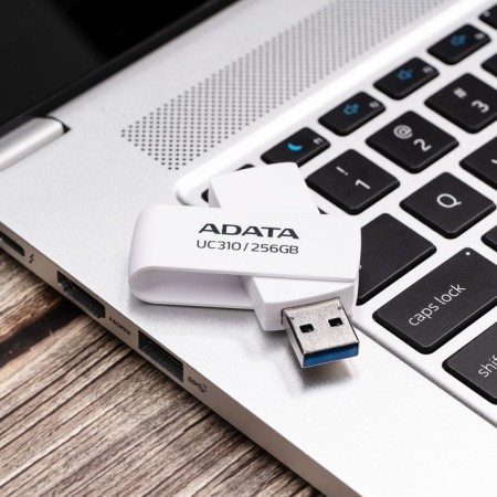 A-DATA 256GB UC310 UC310-256G-RWH USB3.2 white flash drive-4