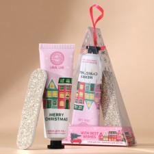 Gift set Ural Lab with Best Wishes: hand cream 30 ml and nail file, New Year