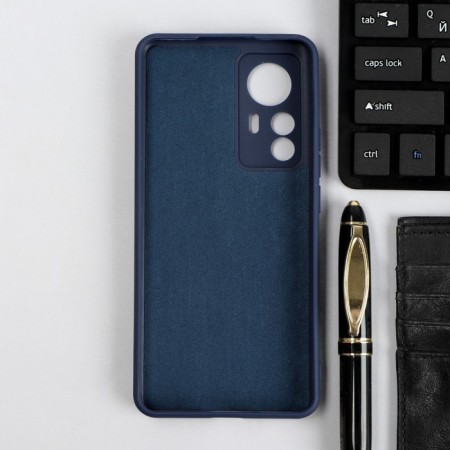 Ibox Case case for Xiaomi 12t phone, silicone, camera protection, blue-1