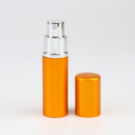 Perfume bottle, with a spray, 10 ml, golden color-8
