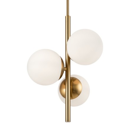 Suspension lamp Freya Fr5199PL-03BS Zing, 300x300x918 mm, E27, 3x60W, brass color-5