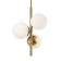 Suspension lamp Freya Fr5199PL-03BS Zing, 300x300x918 mm, E27, 3x60W, brass color