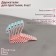 Holder for a sheet, 6 pcs, 10 × 5 × 7 cm, color mix