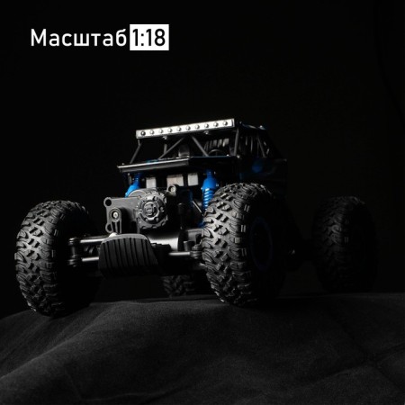 Radio-controlled machine "Jeep-trial", all-wheel drive, with a battery, scale 1:18-7