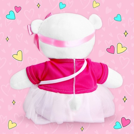 Soft toy "Bear Lappy" in pink-2