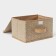 Storage box "Points", 26 × 20 × 16 cm, beige color