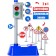 Traffic light 23 cm, light/sound, + 8 road signs