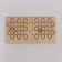Puzzle interhemispheric board "Spider and hashtag"