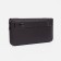 Male purse with lightning, department for bills, for cards, for coins, brown color