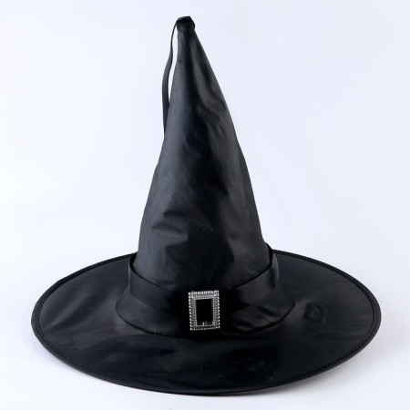 Carnival hat "Sorceress" with diodes, black-5