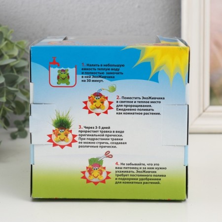 Growing gift Eco -Zhizhivchik "Hedgehog" Gift packaging mix-7