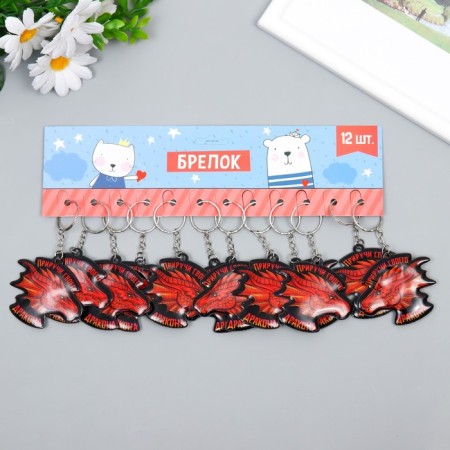 PVC keychain "Turn your dragon" soft 5.6x6 cm-2