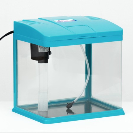 The Seastar HX-240F Aquarium includes: LED lamp, filter, 10 l, blue