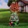 Garden figure "Dwarf with a basket of mushrooms" 17x35cm