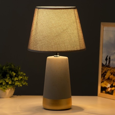 Helpers "Adrien" E14 40W gray-gold 23x23x40 cm Risalux-1