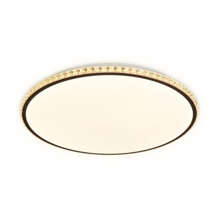 LED ceiling LED with a remote control and additional backlight Ambrella Light, Crystal, FF71, 1xLED, 72 W, 5040LUM, 3000-6400K, white color
